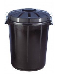 GALLEDA INDUSTRIAL 70LT AMB TAPA NEGRE