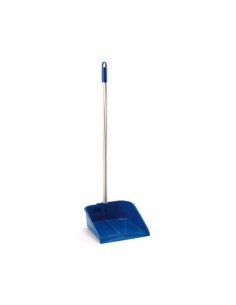 RECOGEDOR CON MANGO AZUL