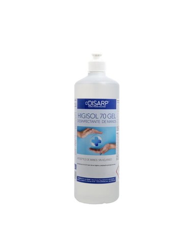 HIGISOL 70 GEL DESINFECTANTE 1LT. - CAJA 9UND.