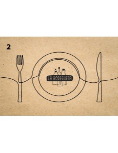 ESTOVALLA 32X44CM KRAFT 1T LA BODEGUETA 1000U