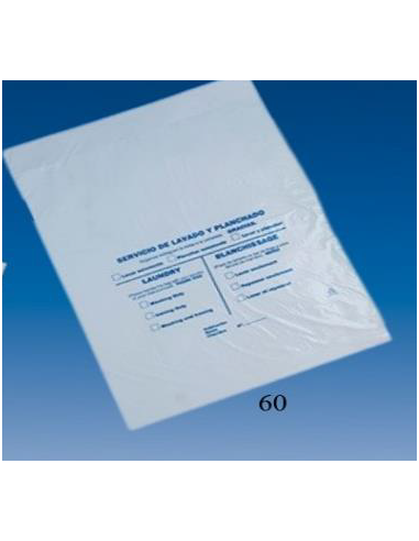 BOSSA BUGADERIA 40X55CM BLANCA - PAQUET 250UNT