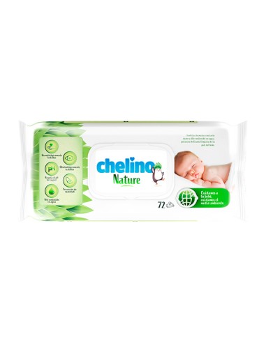 TOALLITAS HUMEDAS INFANTIL CHELINO 72 UNIDADES