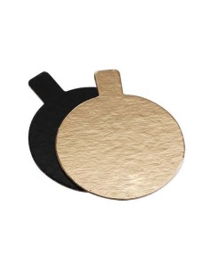 CARTONS PASTISSERIA D/CARA 8CM OR/NEGRE 250U