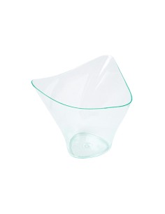 TRIANGULOS ALTOS 100ML 7,7X7,4X6,3CM VERDE(576UND)