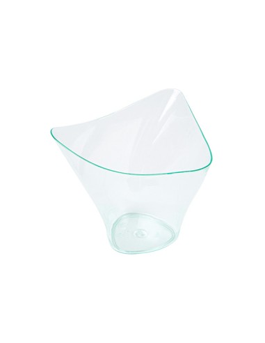 TRIANGULOS ALTOS 100ML 7,7X7,4X6,3CM VERDE(576UND)
