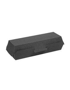ENVAS HOT DOG 23,2X9X6,3  CARTRO NEGRE 450U