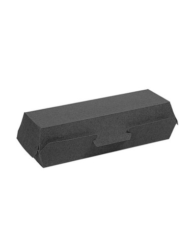 ENVAS HOT DOG 23,2X9X6,3  CARTRO NEGRE 450U