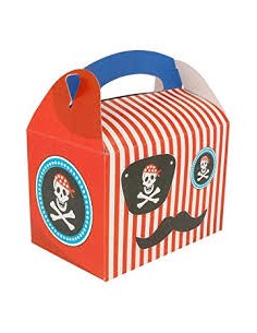 "CAJA MENÚ INFANTIL ""PIRATA"" 17x16x10 CARTÓN 300UND"