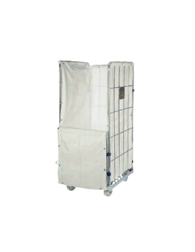 FUNDA P.V.C CARRO LAVANDERIA 60X50X87CM CON VELCRO