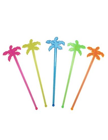 AGITADOR PLÀSTIC PALMERA 17.5CM - PAQUET 100UNT