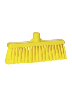 ESCOBA CUELLO RECTO AMARILLA