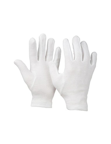 GUAN BLANC COTO TALLA XL PAQ. 12 UNITATS