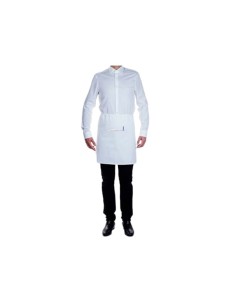 DELANTAL MANDIL BARMAN BLANCO