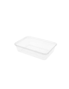 BANDEJA PP 500CC TRANSP. 17.5x12x3.5  500U