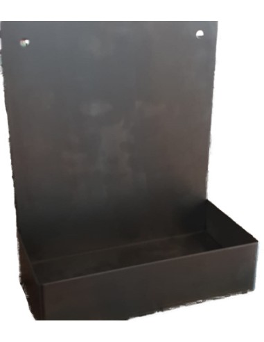 SOPORTE BASE INOX PARED PARA 2 BOTELLAS UNIDAD