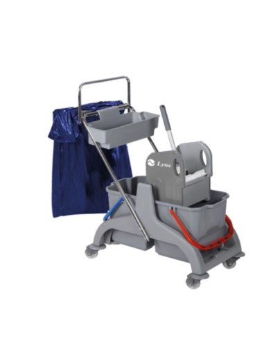 CARRO TANK DOBLE 2X25L AMB PREMSA, CISTELL I SUPORT BOSSA (SCPEC50DBG)