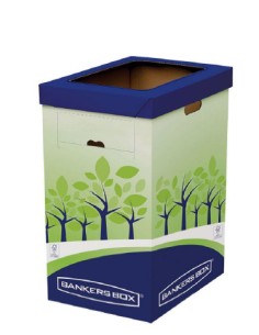 PAPERERA DE RECICLATGE CARTRÓ 69LT UNITAT