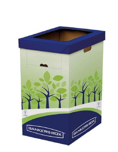 PAPERERA DE RECICLATGE CARTRÓ 69LT UNITAT