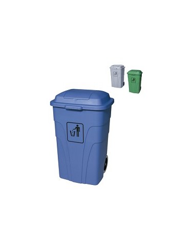 CONTENEDOR CON PEDAL AZUL 120LT (REF. AF07302A)
