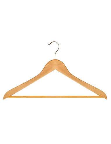 PERCHA STANDARD MADERA NATURAL.CAJA 48