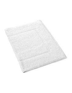 ALFOMBRÍN BAÑO BLANCO 50X75 730gr 100%ALG UNIDAD