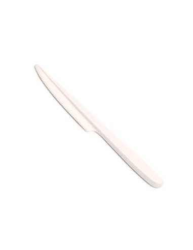 CUCHILLO CREMA REUTILIZABLE PLÁSTICO - PAQ 100UND