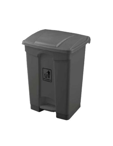 CONTENIDOR 87LTS GRIS S/TAPA (CUBO+PEDAL) AF07318R