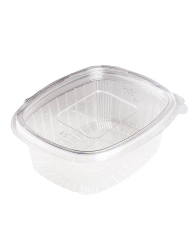 BANDEJA CON TAPA PP 1500CC PREMIUM TRANSP 200UND