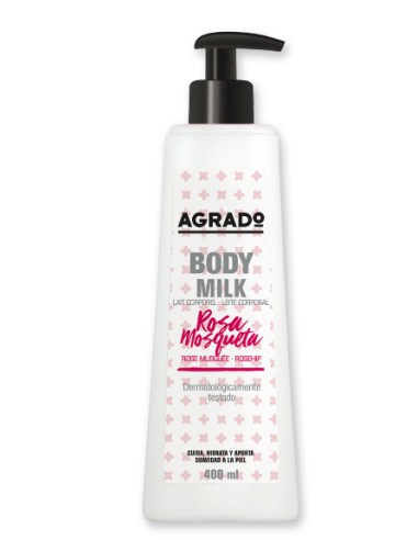 LOCIÓ CORPORAL AGRADO ROSA MOSQ. 400ml UNITAT