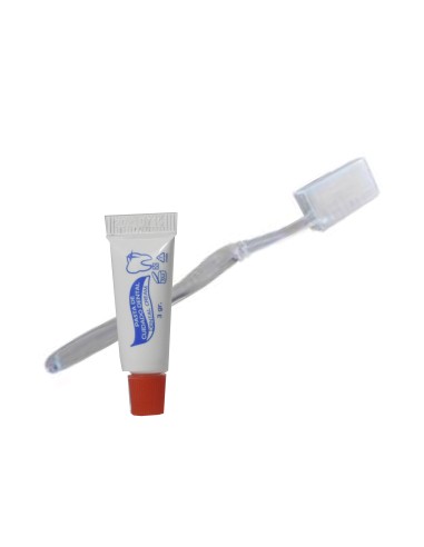 SET DENTAL + TUBO PASTA DENTAL 3GR 500UND