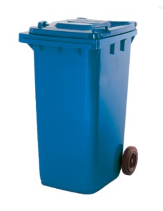 CONTENEDOR 240LTS AZUL UNIDAD