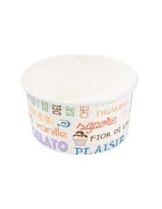 TARRINA DE GELAT 180ML 8,7X5,2CM CAIXA2000UND