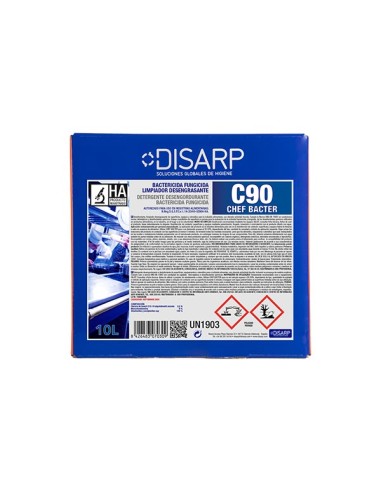 C90 CHEF BACTER ECO-DISBOX 10LTS.