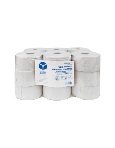 PAPER HIGIÈNIC INDUSTRIAL ECOLÒGIC 1 - PACK 18UNT