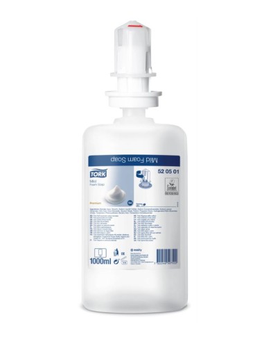 CÀRREGA SABO ESPUMA 1000ML TORK -6UNT