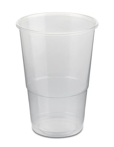 VASO CERVEZA REUTILIZABLE 370CC TRANSP. 2000UND