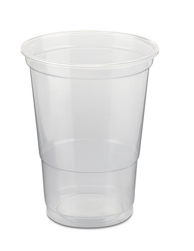 VASO PLASTICO REUTILIZABLE TRANSP. 500CC 800UND