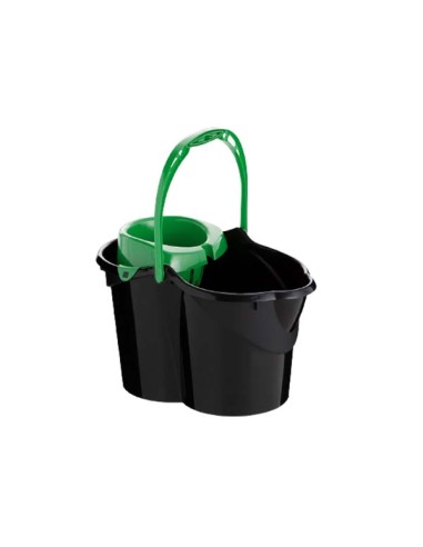 CUBO 15L ONE NEGRO + ESCURRIDOR VERDE