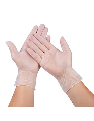 GUANT VINIL US METGE/SANITARI S/P TALLA XL 100U