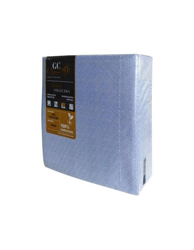 SERVILLETA COTTON 40X40CM AZUL GC 600U.