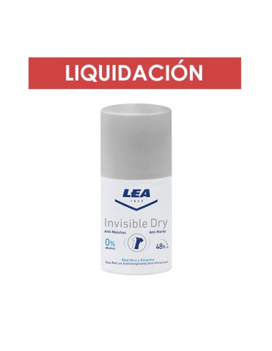 DESODORANTE ROLL-ON LEA 48H INVISIBLE DRY UNISEX CAJA 6 UND
