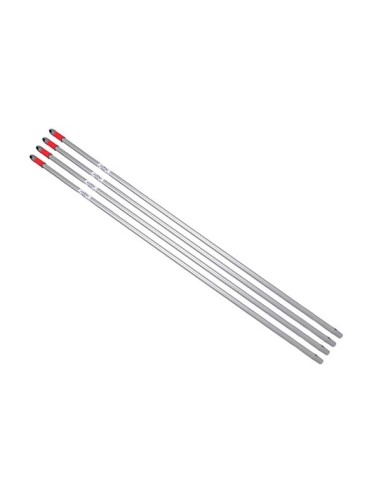 MÀNEC ALUMINI VERMELL 140CM
