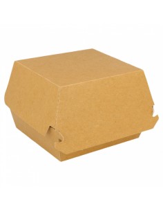 CONCHA HAMB.ESTANDARD 13X12.5X6.2 MARRÓN PAQ 50U