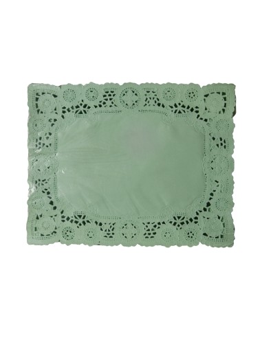 BLONDA RECTANGULAR 21X27CM VERDE - PAQUETE 100UND