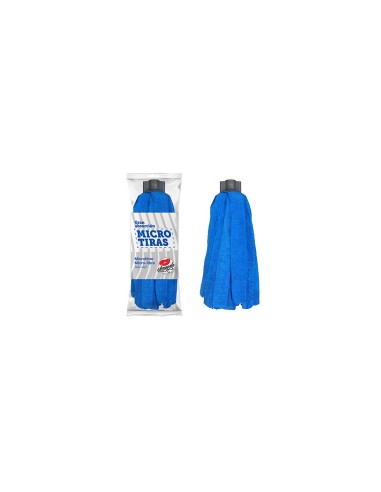 FREGONA MICROFIBRA TIRAS AZUL 150g