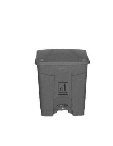 CONTENIDOR 68LT PEDAL GRIS+TAPA (REF. AF07317)
