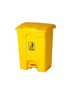 CONTENEDOR 45LT AMARILLO PEDAL + TAPA AF07331
