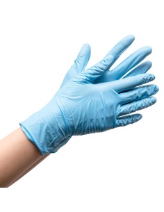 GUANTE NITRILO AZUL TALLA XL - CAJITA 100UND