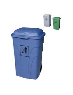 CONTENIDOR AMB PEDAL BLAU 120LT (REF. AF07302A)