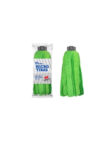 FREGONA MICROFIBRA TIRAS VERDE 150g